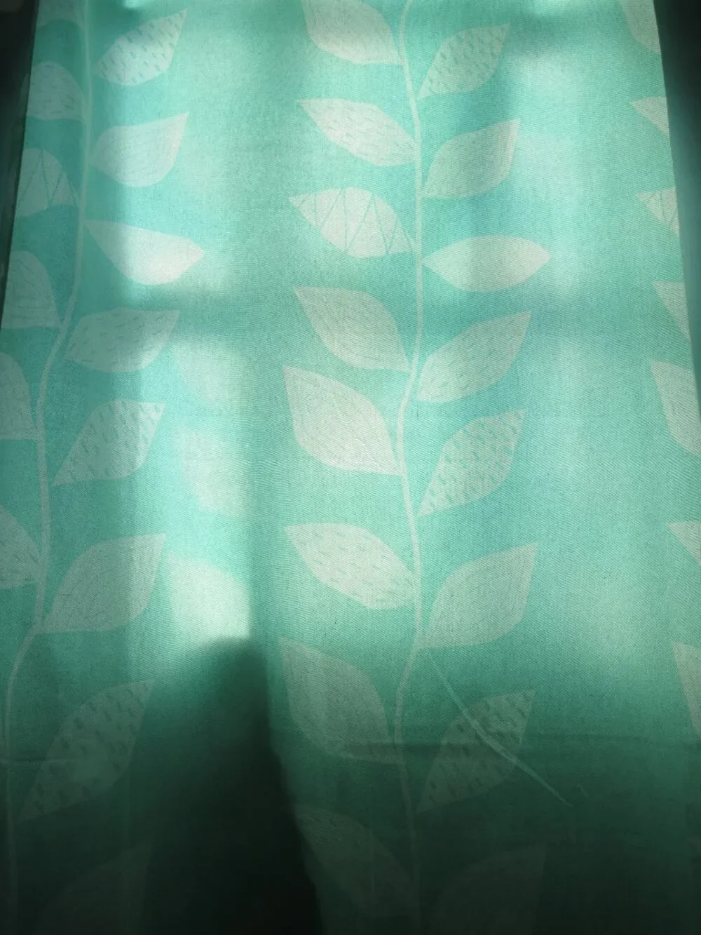 Botanical Light Filtering Window Curtain Panel 50